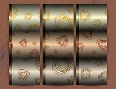 retro tarzı stand geometrik elemanları ile Seamless Modeli