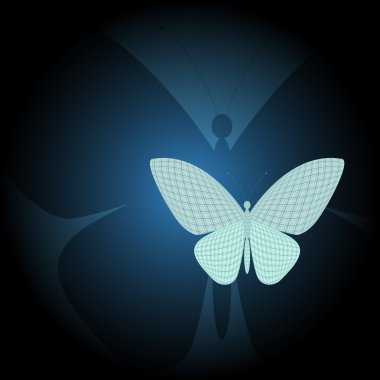 Kelebek ve onun yansıması