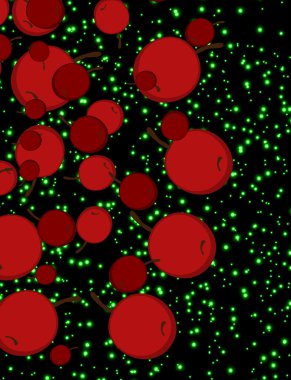 kiraz soyut görüntü ile doku