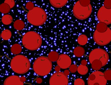 kiraz soyut görüntü ile doku