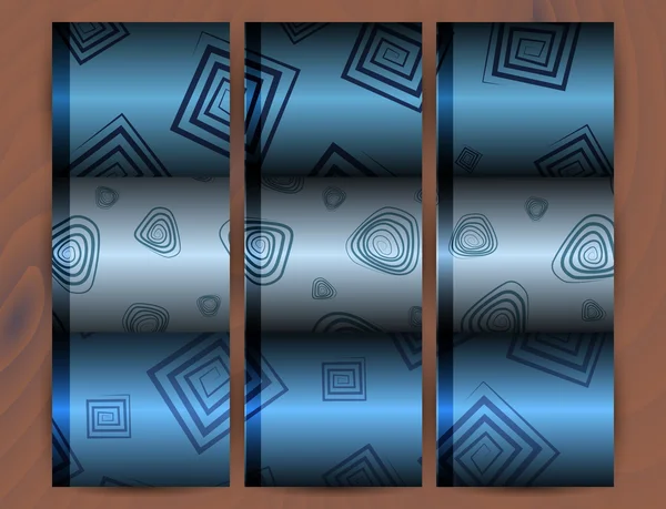 スタンドのレトロなスタイルの幾何学的要素とのシームレスなパターン — ストックベクタ