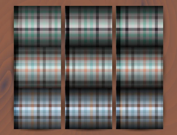 Textilie textura v retro stylu na lavici — Stockový vektor