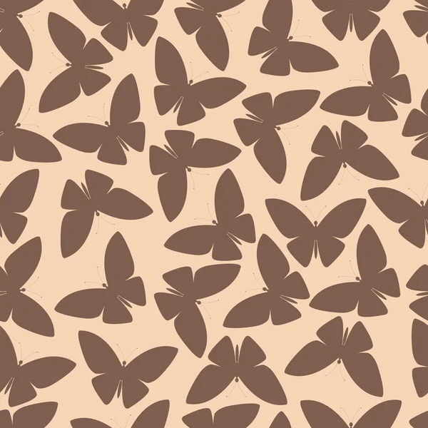 Nahtloses Muster oder abstrakter Schmetterling im Vektorstil — Stockvektor