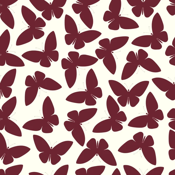 シームレス パターンまたはベクトル スタイルで抽象的な蝶 — ストックベクタ