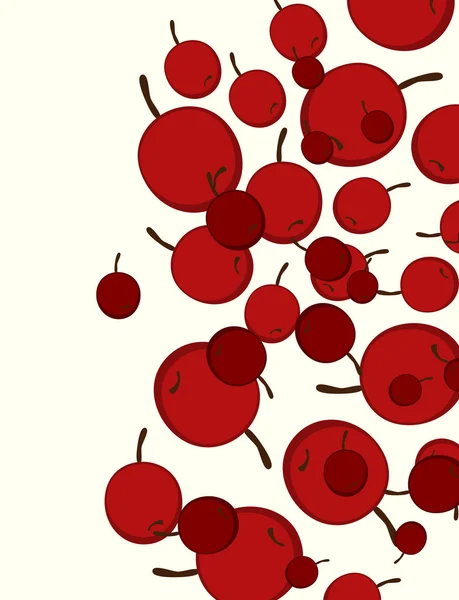 Текстура с абстрактным изображением вишни — стоковый вектор