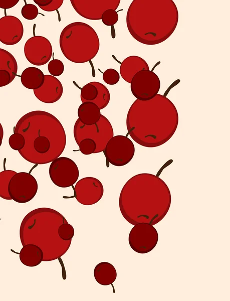 质感与樱桃抽象的形象 — 图库矢量图片
