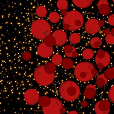 kiraz soyut görüntü ile doku