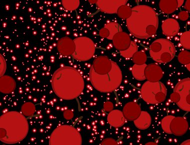 kiraz soyut görüntü ile doku