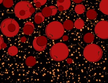 kiraz soyut görüntü ile doku