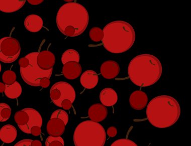 kiraz soyut görüntü ile doku