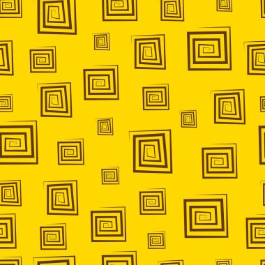 retro tarzı geometrik elemanları ile Seamless Modeli