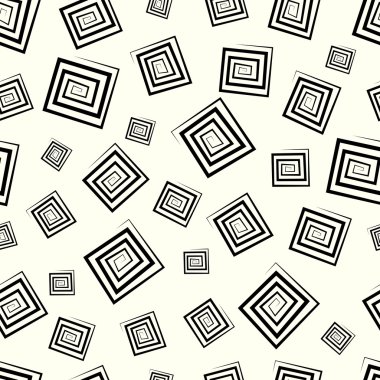 retro tarzı geometrik elemanları ile Seamless Modeli