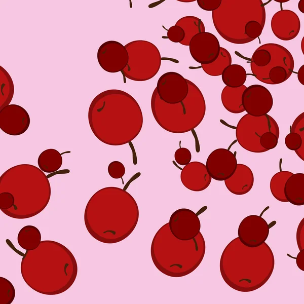 Texture con immagine astratta delle ciliegie — Vettoriale Stock