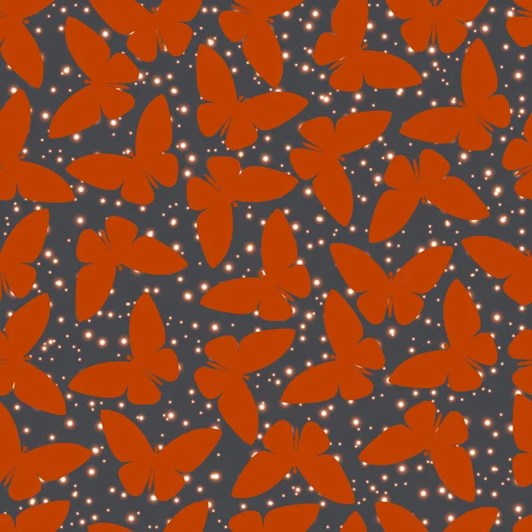 Dikişsiz desen veya vektör tarzı arka kelebek