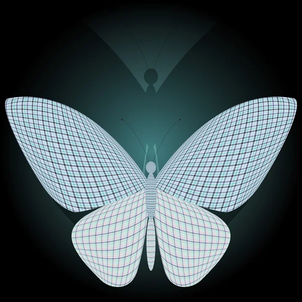 Mariposa. — Vector de stock