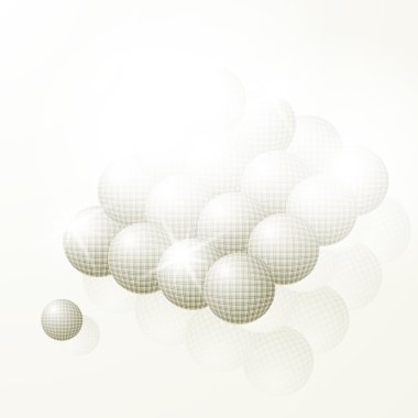 parlaklık ve parlaklık piramit veya soyut parlak topları