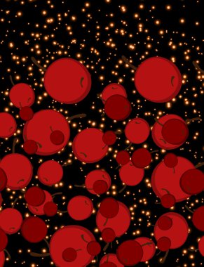 kiraz soyut görüntü ile doku