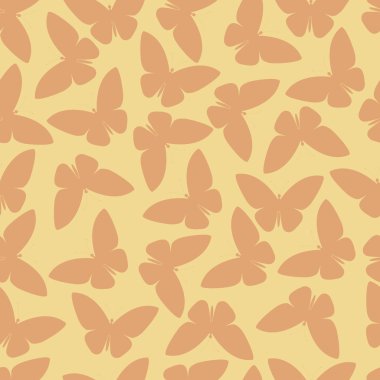 Dikişsiz desen veya vektör tarzı arka kelebek
