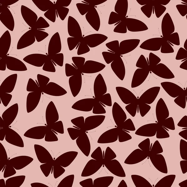 Sømløst mønster eller abstrakt sommerfugl i vektorstil – stockvektor