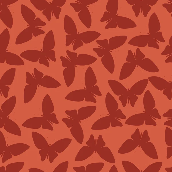 Dikişsiz desen veya vektör tarzı arka kelebek — Stok Vektör