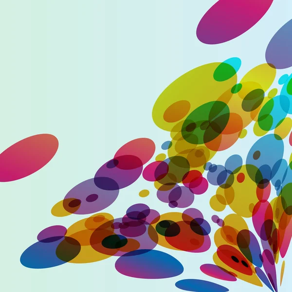 Motif avec des cercles colorés — Image vectorielle