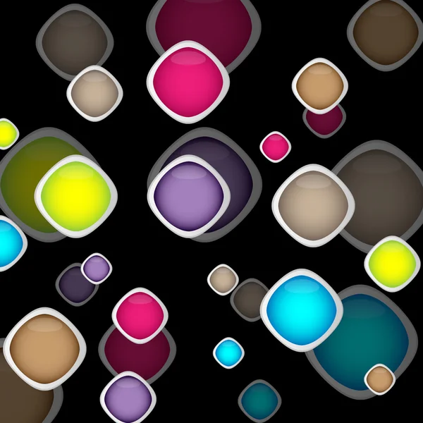 Boutons colorés — Image vectorielle