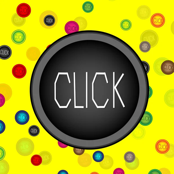 カラフルなボタン — ストックベクタ