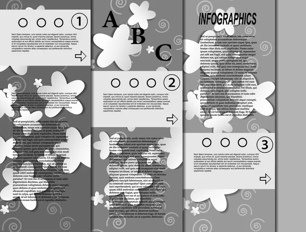 Diseño de diseño de papel plegable — Archivo Imágenes Vectoriales
