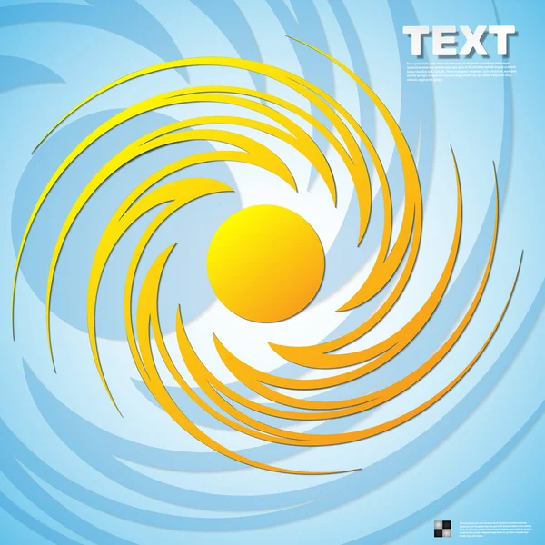 Sun background — Stock Vector