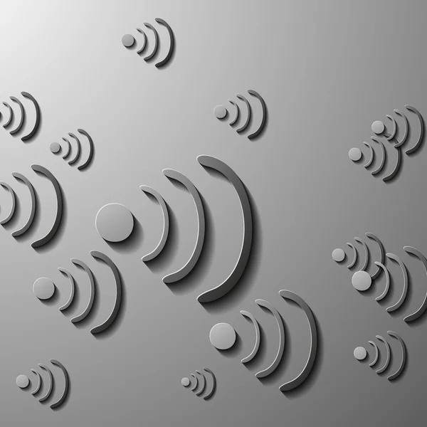 Wireless Network Symbol — Vector de stoc