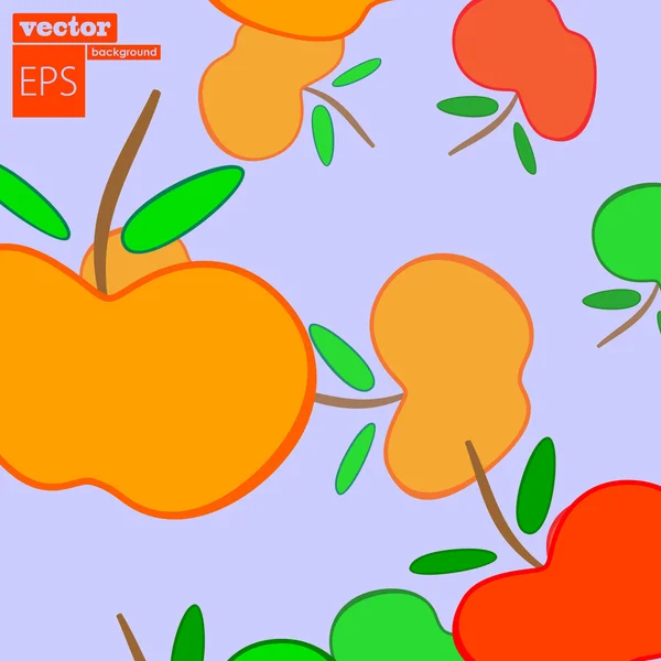 Frutas — Vector de stock