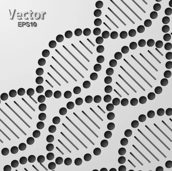 Struttura molecolare — Vettoriale Stock