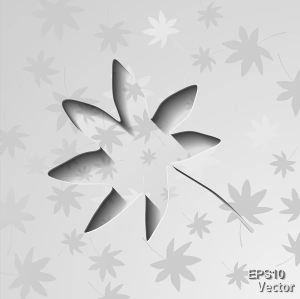 3d leaf — Stock Vector