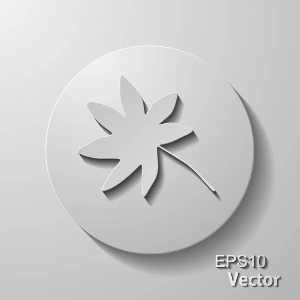 Feuille 3d — Image vectorielle