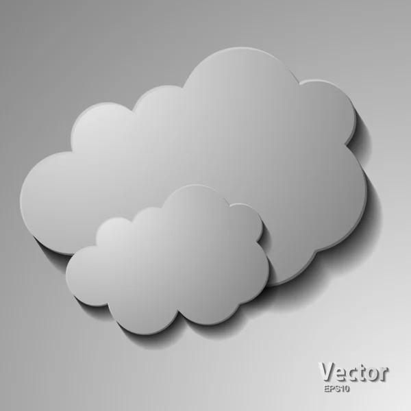 Pictograma cloud — Vector de stoc