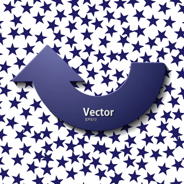 Dirección de la flecha — Vector de stock