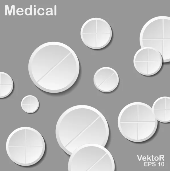 Tabletta háttér — Stock Vector
