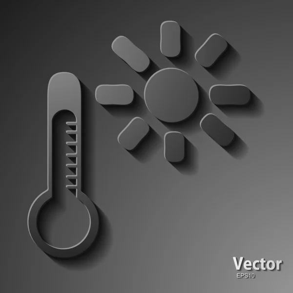 Termómetro — Vector de stock