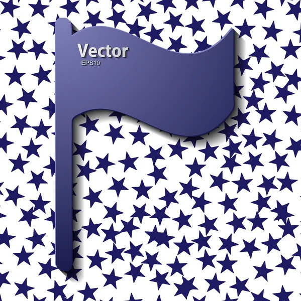 Vlag — Stockvector