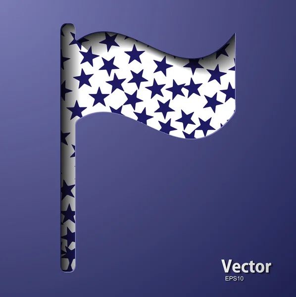 Vlag — Stockvector