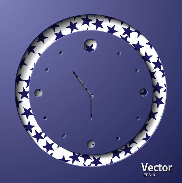 Reloj — Vector de stock