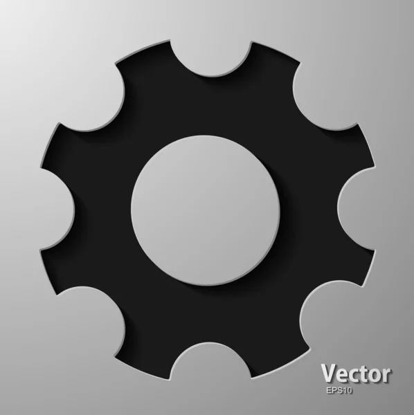 Mechanical gear — Stock Vector