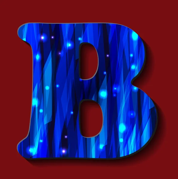 Alfabeto inglese. "b  " — Vettoriale Stock