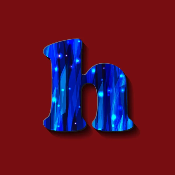 Alphabet anglais. "h  " — Image vectorielle