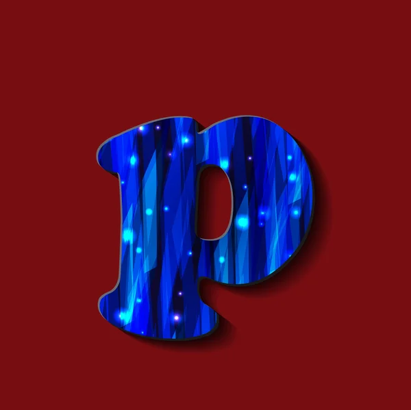 Αγγλικό αλφάβητο."p" — Διανυσματικό Αρχείο