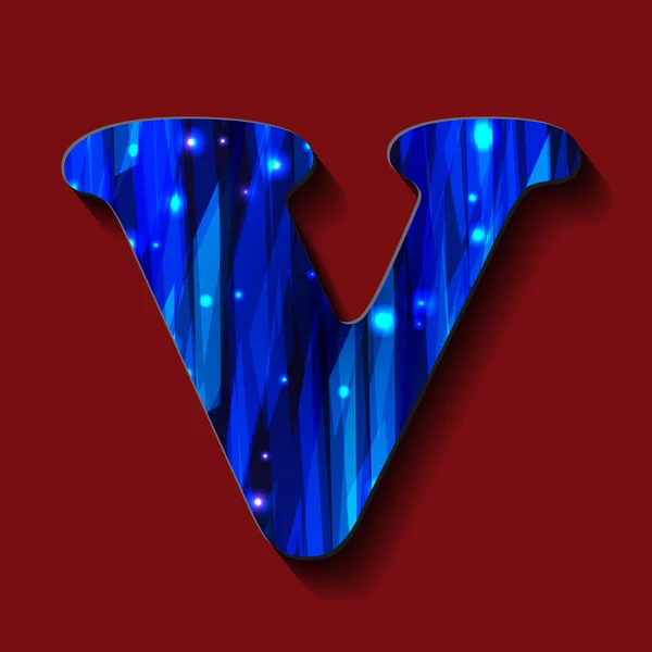 Alphabet anglais. "V  " — Image vectorielle