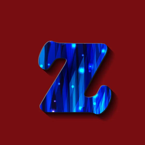 英語のアルファベット."z" — ストックベクタ