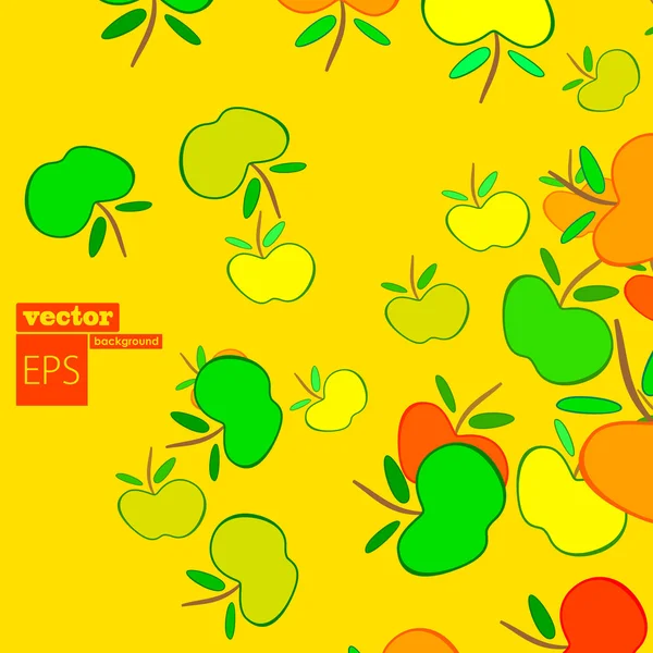 Apple background — Stock Vector