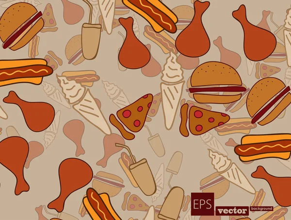 Fast food – Stock-vektor