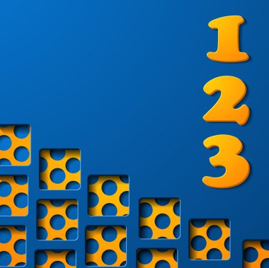 arka plan deseni numaraları ile